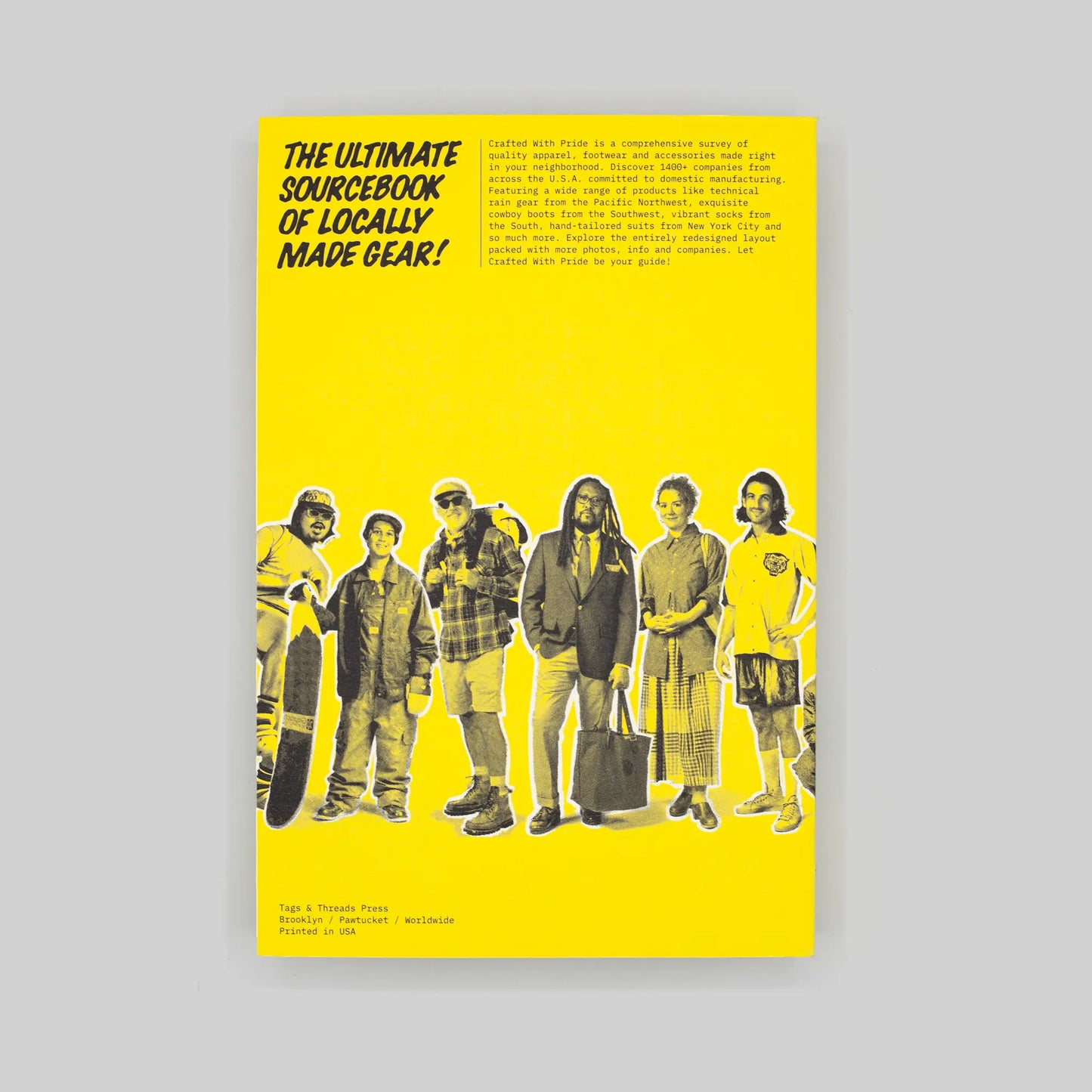 The back cover of Crafted With Pride 2nd Edition