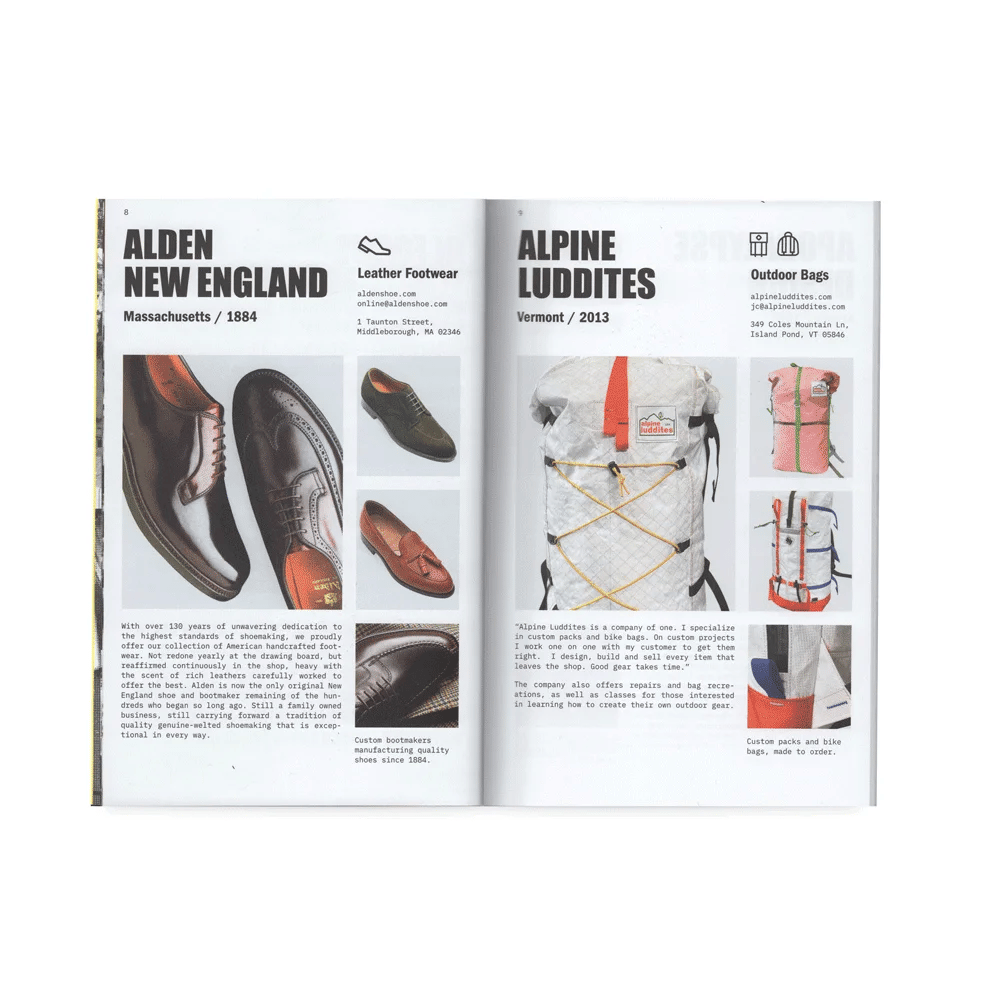 Crafted With Pride: A Directory of Made in USA Gear (1st Edition) Book