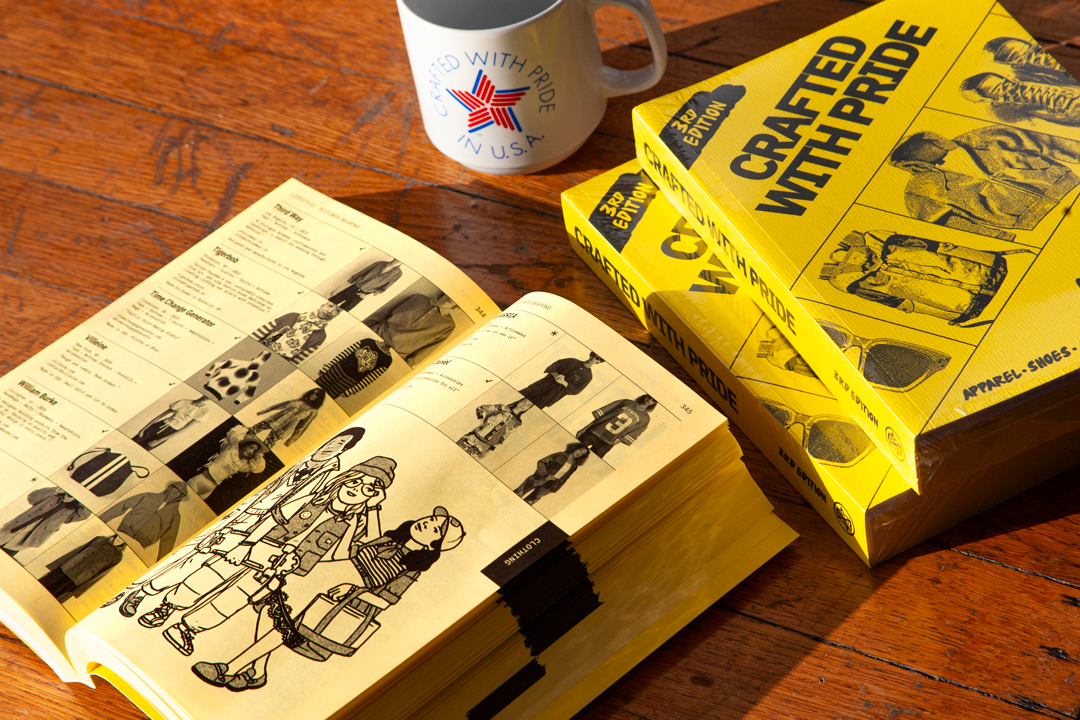 Crafted With Pride books on a wooden table